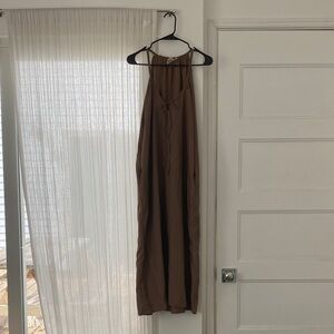 Deiji Studios Brown Sleeveless Dress